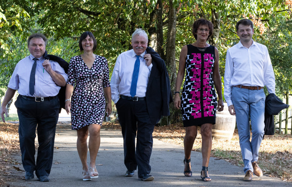 Daniel Prieur, Nathalie Atatr, Jean-François Longeot, Annick Jacquemet et Pierre Simon ©DR ©