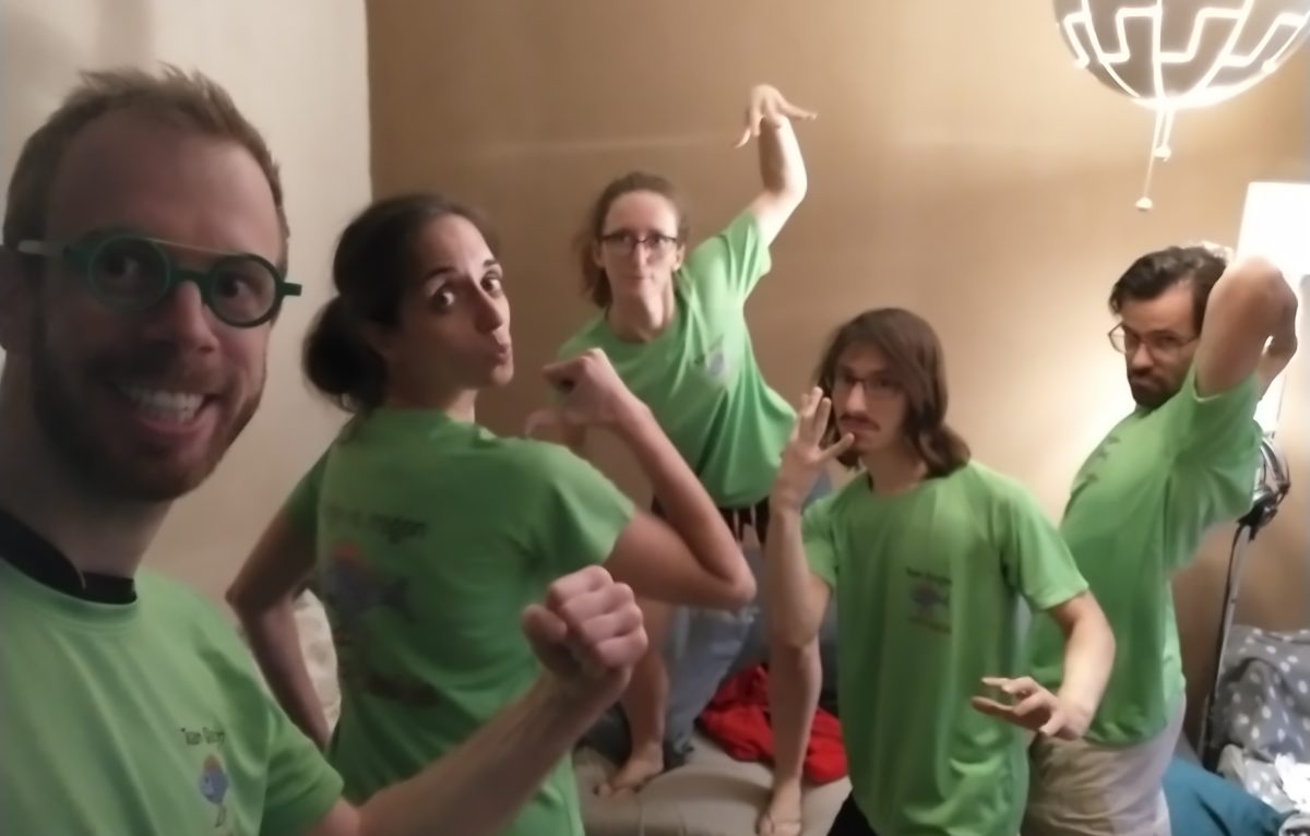 Team Goujon :
Elsa Dupont (portant des lunettes)
Pierre Jochum, mon fidèle ami et soutien de la première heure. 
Howard Jacquet, ami, voisin et collègue qui ne savait pas s'il savait courir !
Justine et Kévin Billot Vernier, amis et collègue (Justine) ont laissé s'exprimer le petit grain de folie pour rejoindre cette belle action. ©