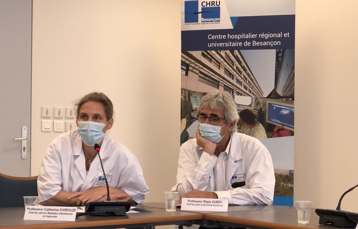Catherine Chirouze et Régis Aubry - CHRU Besançon 10/11/20 &copy;