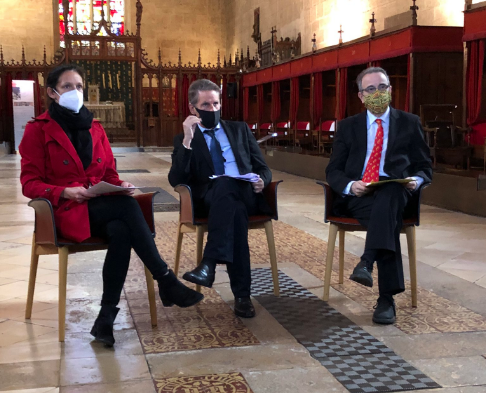 Conférence de presse réalisée dans le cadre de la 160eme vente des vins des Hospices de Beaune  ©Twitter Hospices de Beaune ©