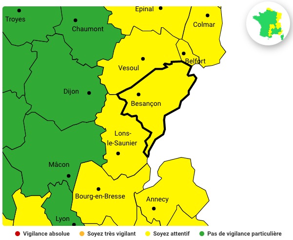 Météo 1er décembre 2020 ©