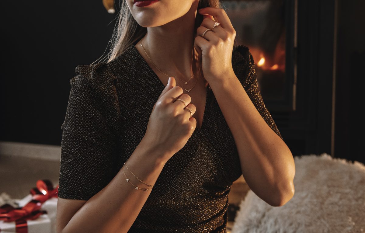 Idée cadeau de Noël à Besançon un collier de la collection Juliette à