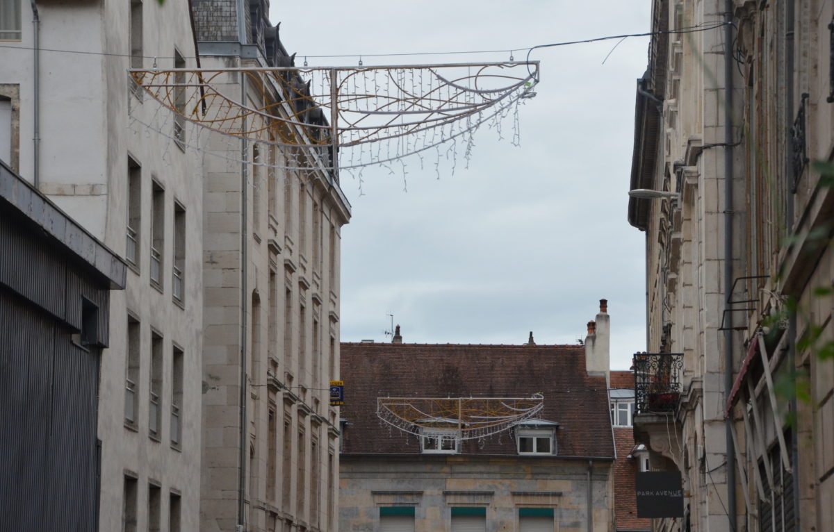 Guirlandes de Noël installées le 2 novembre 2020  ©Alexane Alfaro ©