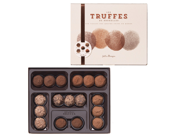 Idée cadeau de Noël à Besançon : une boite de truffes signées Jeff