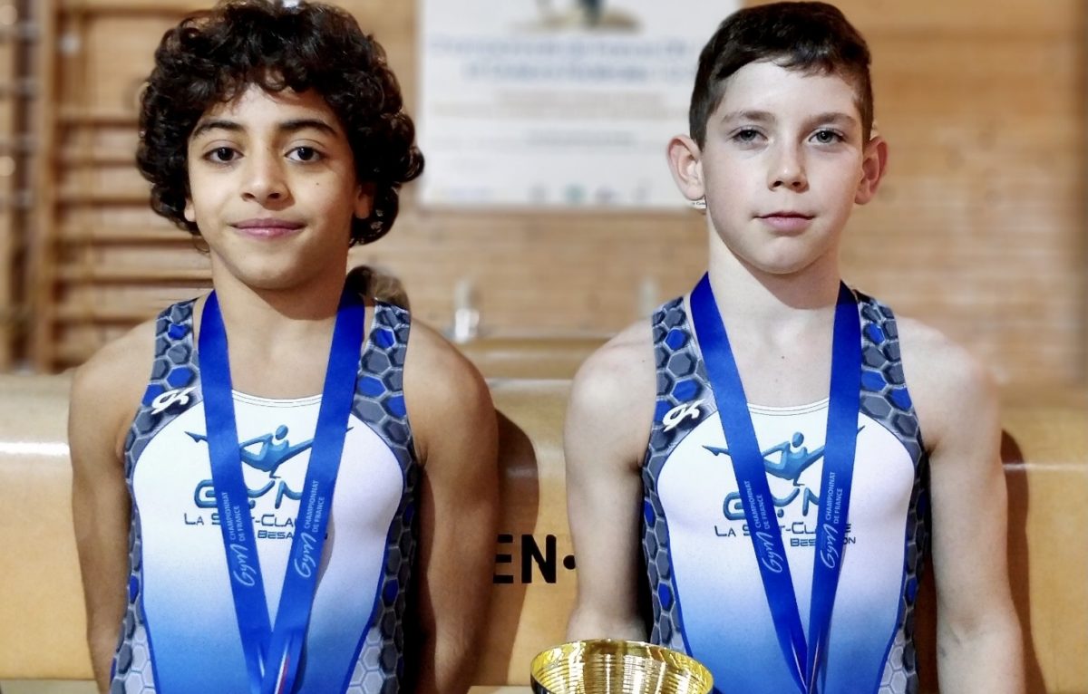 Jad Rebbaj et Mathis Nicolas © Gym La Saint-Claude