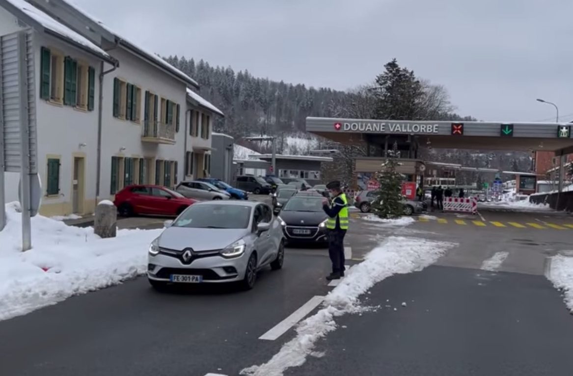 Contrôle au frontière © gendarmerie du Doubs