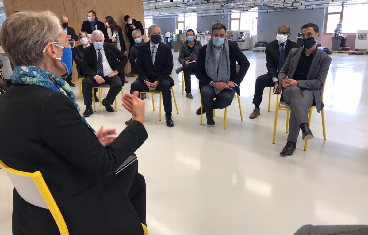 La ministre du Travail Elisabeth Borne en visite à Valdahon • macommune