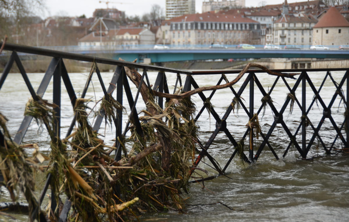 Crue à besançon - février 2021  &copy; D Poirier