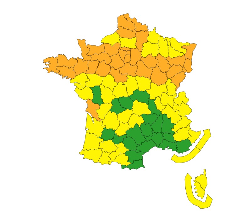 Vigilance Météo du 9 février 2021 à 16h © vigilance météo