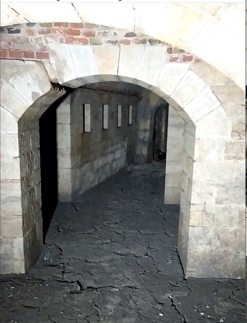 Une vue de la casemate sous la Citadelle. © Ville de Besançon, service commun d’archéologie