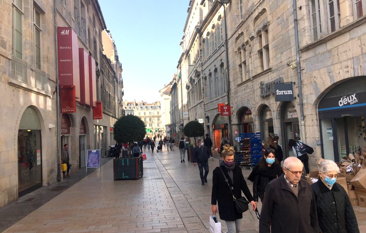 Centre-ville de Besançon. © Alexane Alfaro