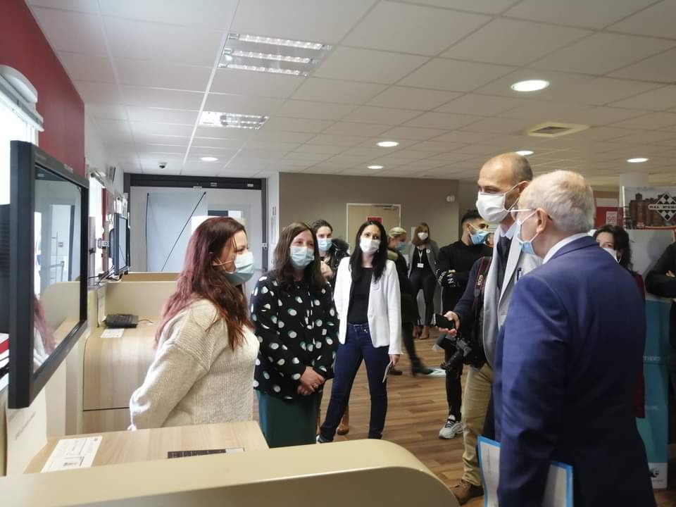 Visite du préfet de Bourgogne Franche-Comté dans une agence Pôle emploi à Dijon. © Pôle Emploi Dijon Ouest