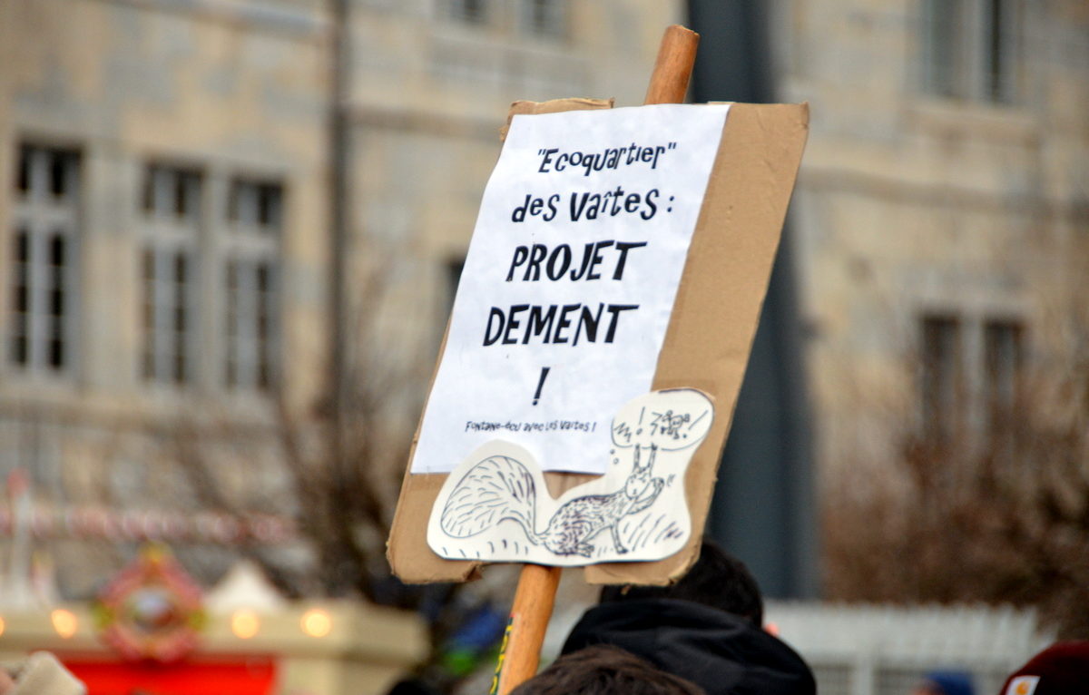 Marche pour le climat le 19 mars à Besançon. © Alexane Alfaro