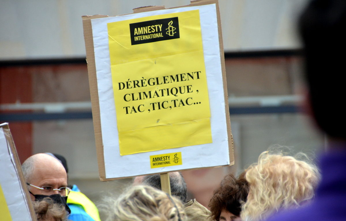 Marche pour le climat le 19 mars à Besançon. © Alexane Alfaro