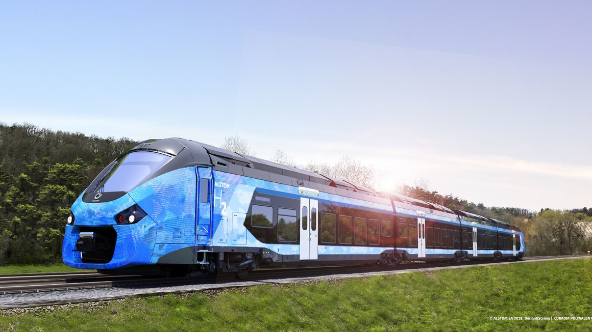 Train Coradia Polyvalent à hydrogène © Alstom Design&Styling