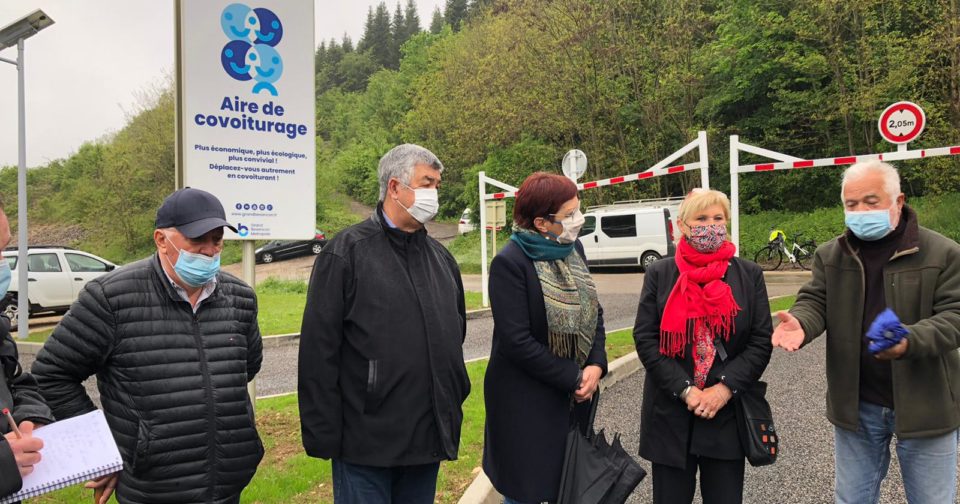 Giratoire de la Vèze et des Mercureaux : un parking créé spécialement pour le covoiturage