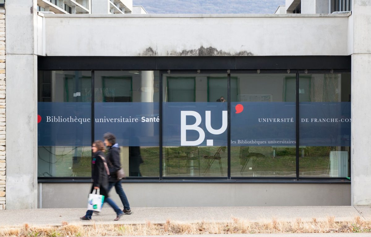 Bibliothèque de l'université de Franche-Comté. © Université de Franche-Comté/Facebook