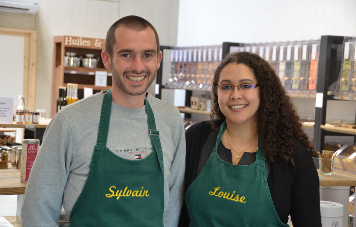 Sylvain et Louise, les épiciers du vrac à Pirey © Alexane Alfaro