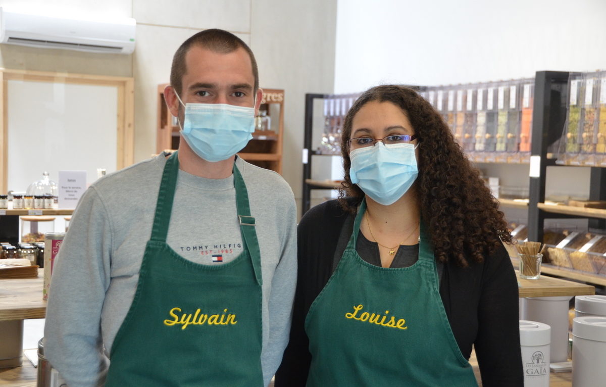 Sylvain et Louise, les épiciers du vrac à Pirey © Alexane Alfaro