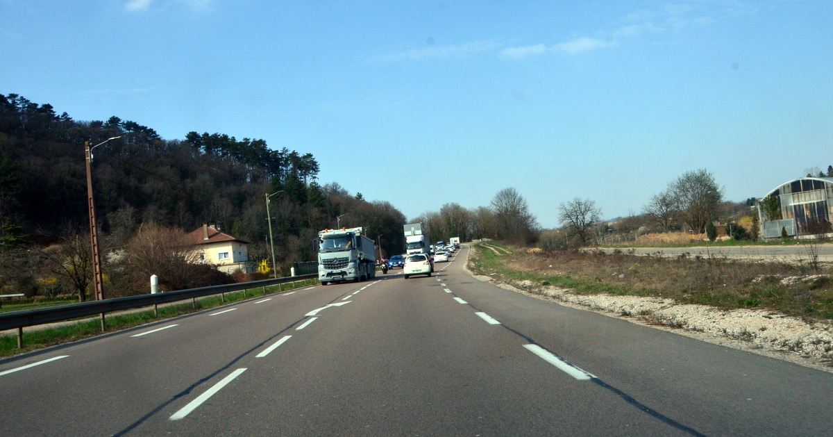 RN57 entre Besançon et Beure © Alexane Alfaro