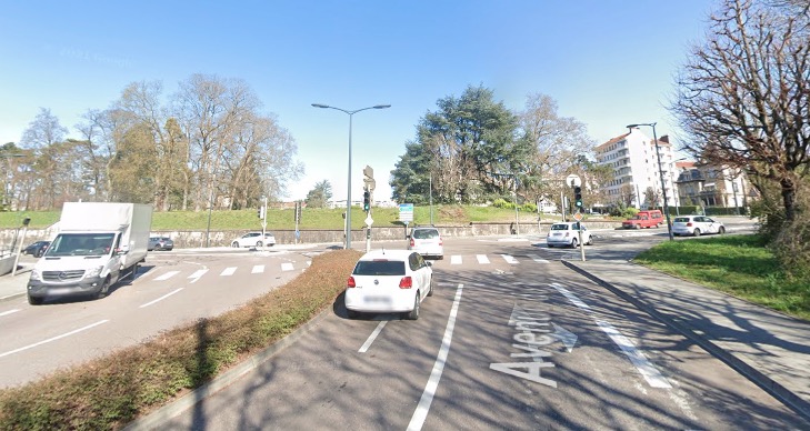 Avenue Foch à Besançon. © Google Street View