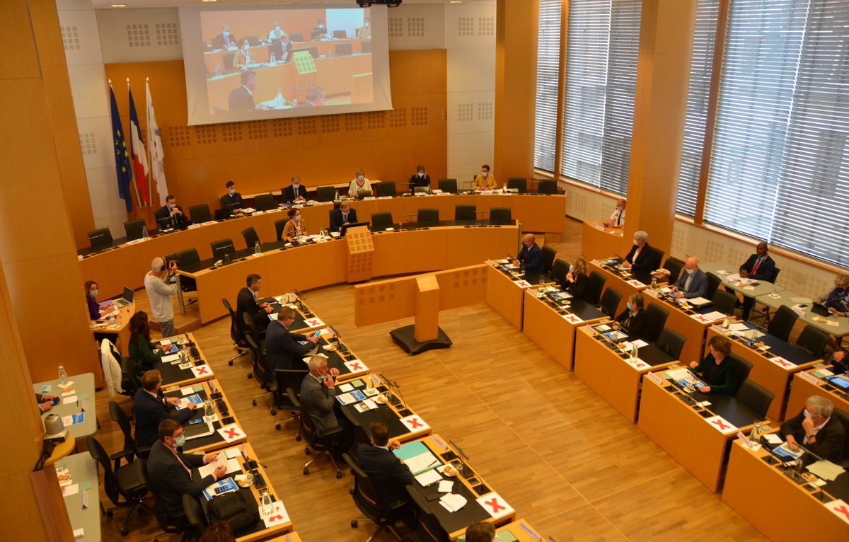 Salle du Conseil départemental © Hélène Loget