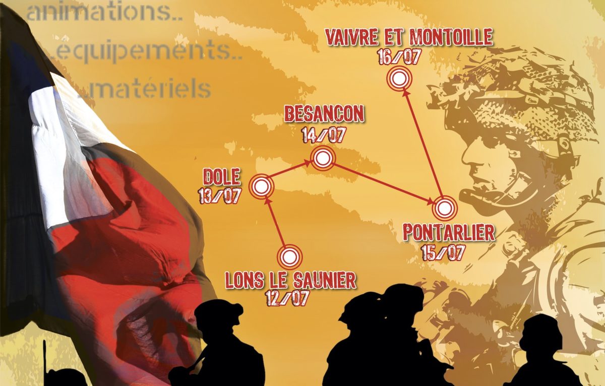 L’armée de Terre fait son tour de FrancheComté du 12 au 16 juillet