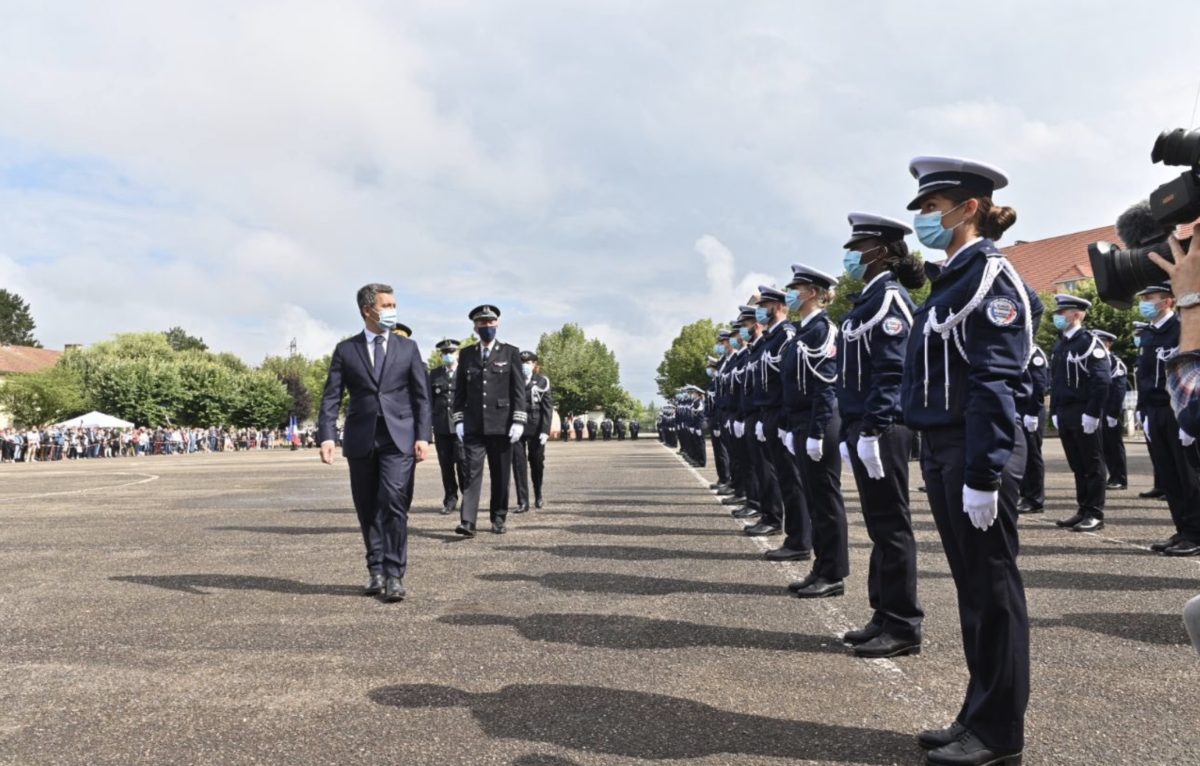 Gerald Darmanin à Montbéliard le 16 juillet 2021. (archives) © Gérald Darmanin/Twitter