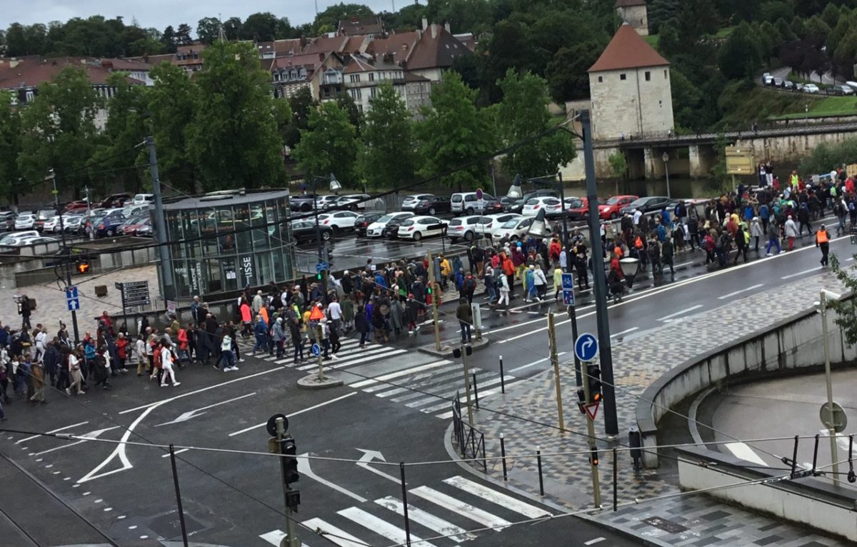 Manifestation du 7 août 2021 à besançon © Alert Témoin CR