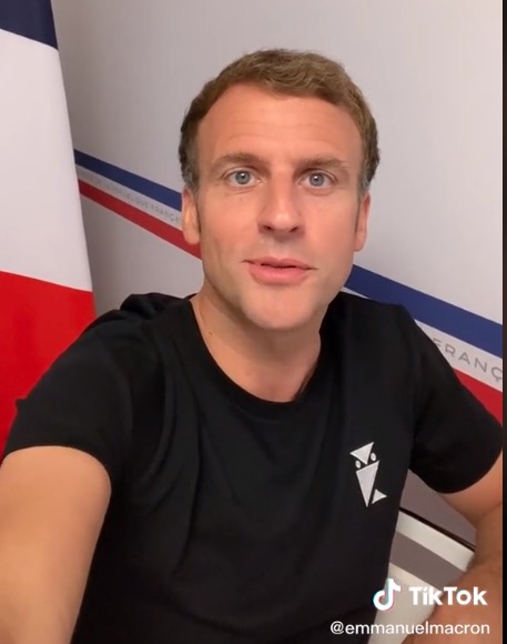  © Tik Tok  emmanuelmacron