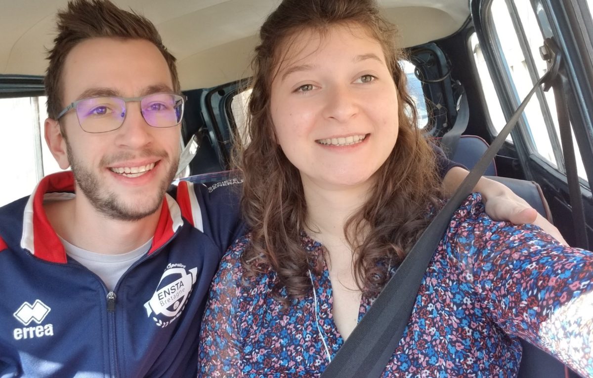 Tiffany Journot et Maxence Rième au volant de leur 