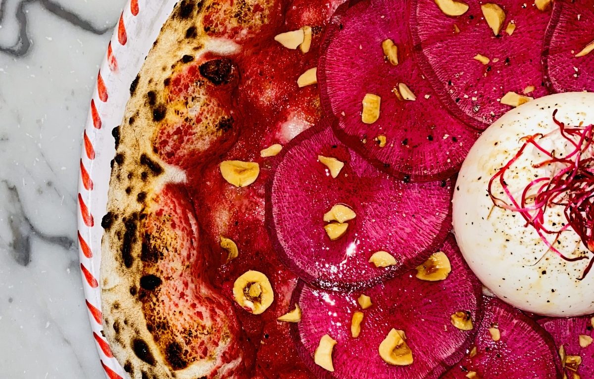 Pizza solidaire Octobre Rose à la Pizzeria Piano à Besançon. © A. Rognon 