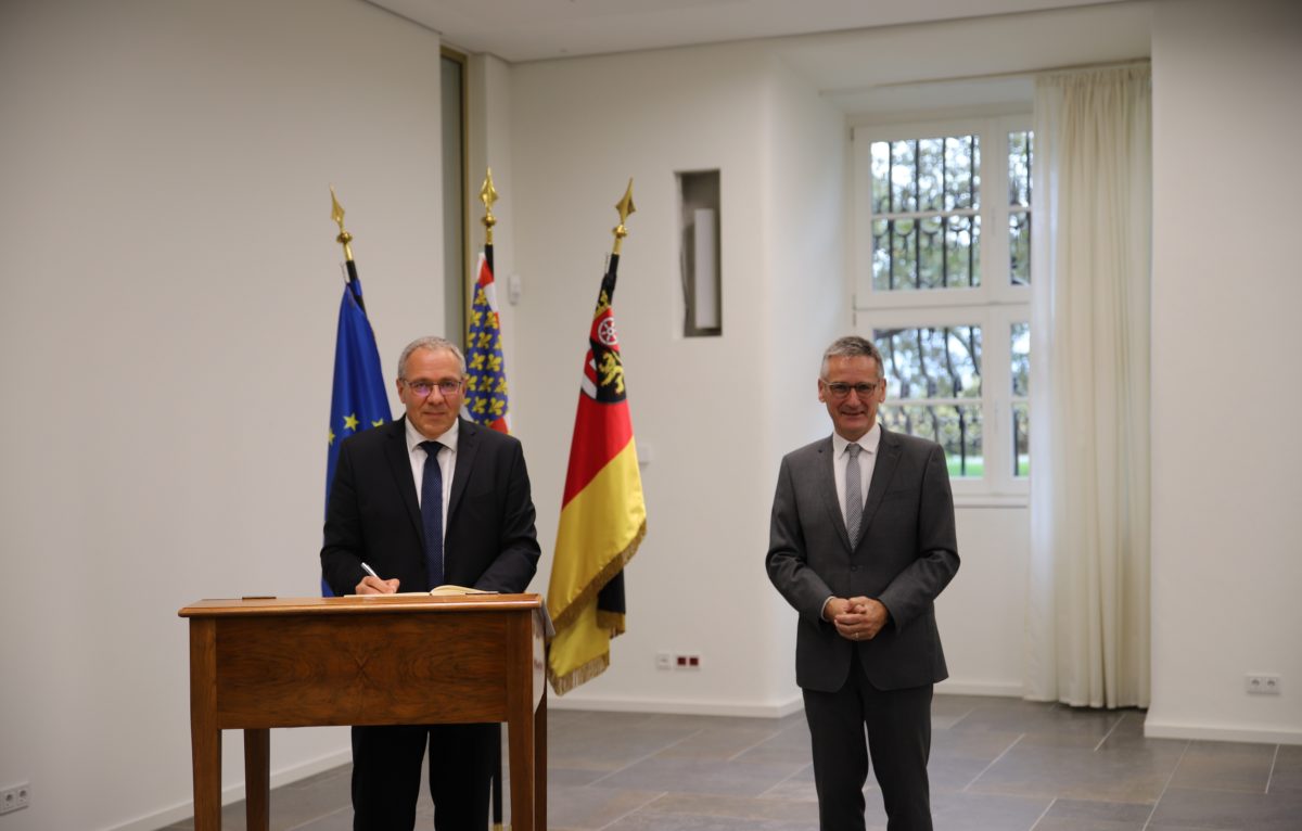 Patrick Molinoz et Hendrik Hering  © Landtag Rheinland-Pfalz