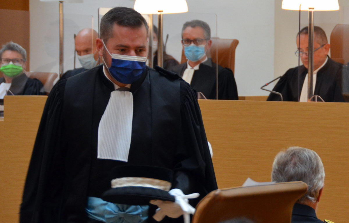 Thibaut Gourhand, juge affecté à la chambre de proximité de Pontarlier. © Alexane Alfaro
