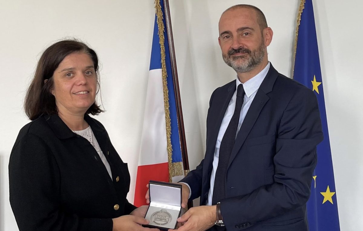 Bénédicte Kiehl-Redon et Julien Charles, préfet de Saône-et-Loire. © Préfecture de Saône-et-Loire