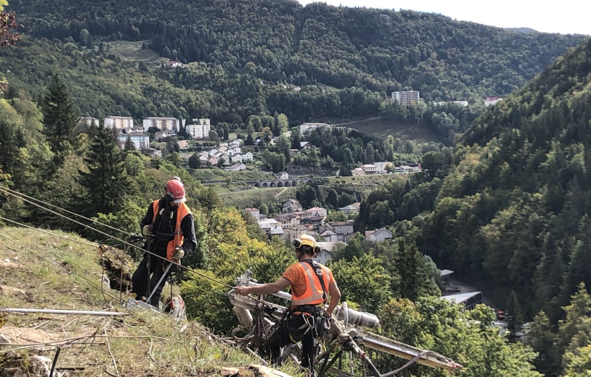 Chantier sur la ligne des hirondelles. © SNCF Réseau