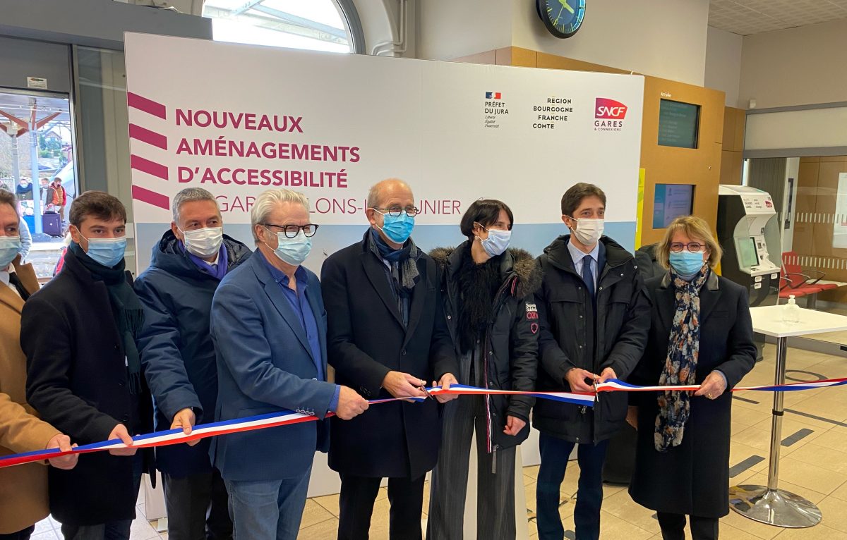 Inauguration de la mise en accessibilité de la Gare de Lons-le-Saunier  ©SNCF Réseaux ©