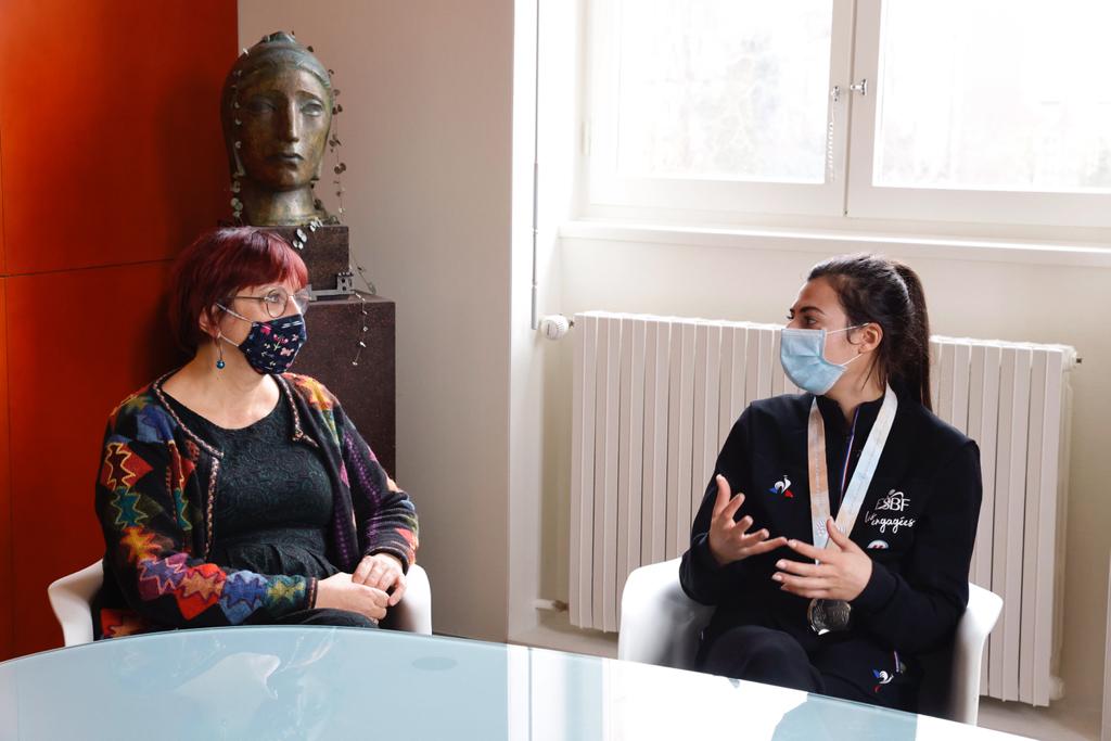 Anne Vignot et Lucie Granier © Ville de Besançon