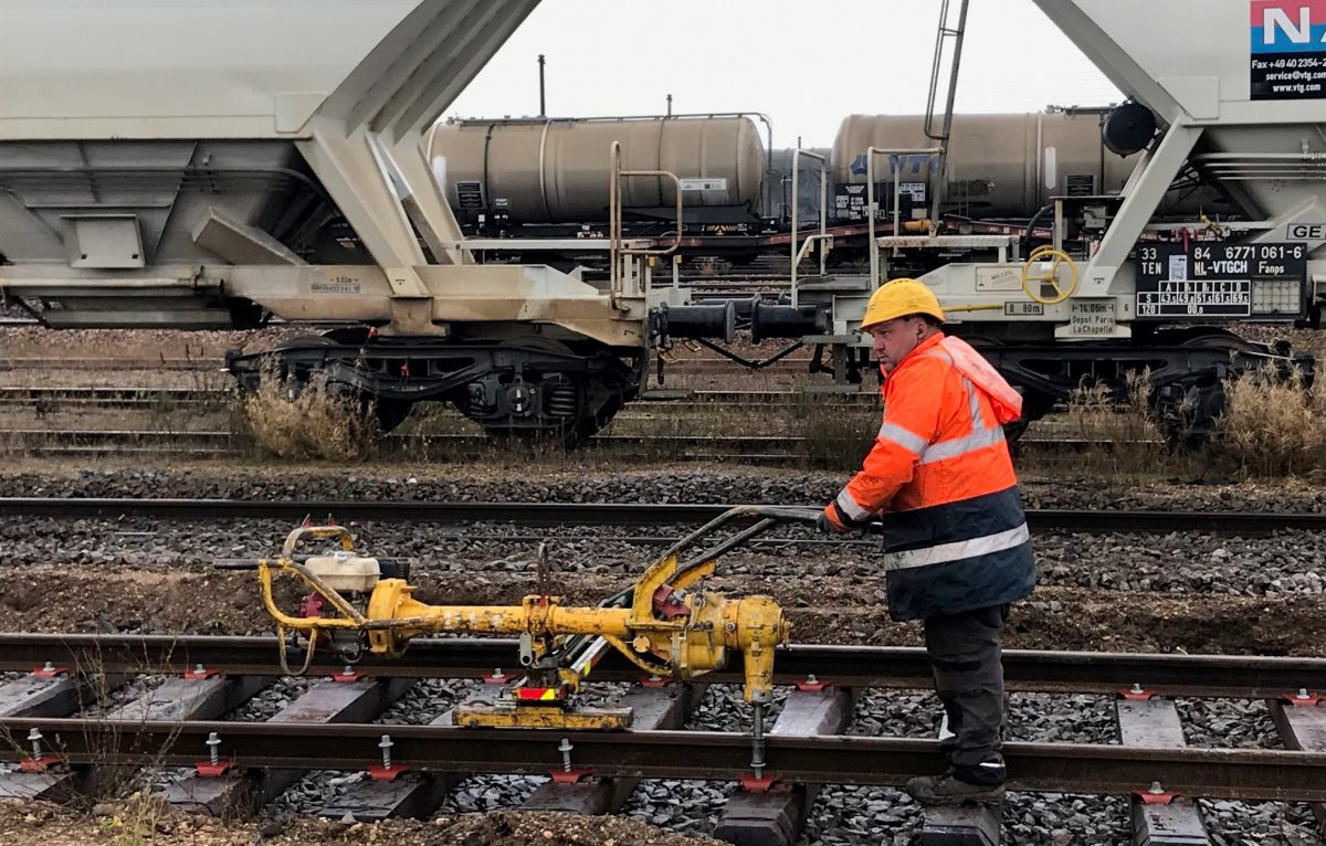 Visite des travaux du triage de Gevrey le 2 décembre 2021 ©SNCF Réseau ©