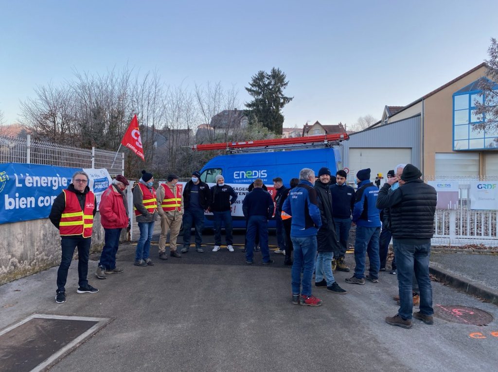 Site Enedis Lons-le-Saunier  © CGT Energie