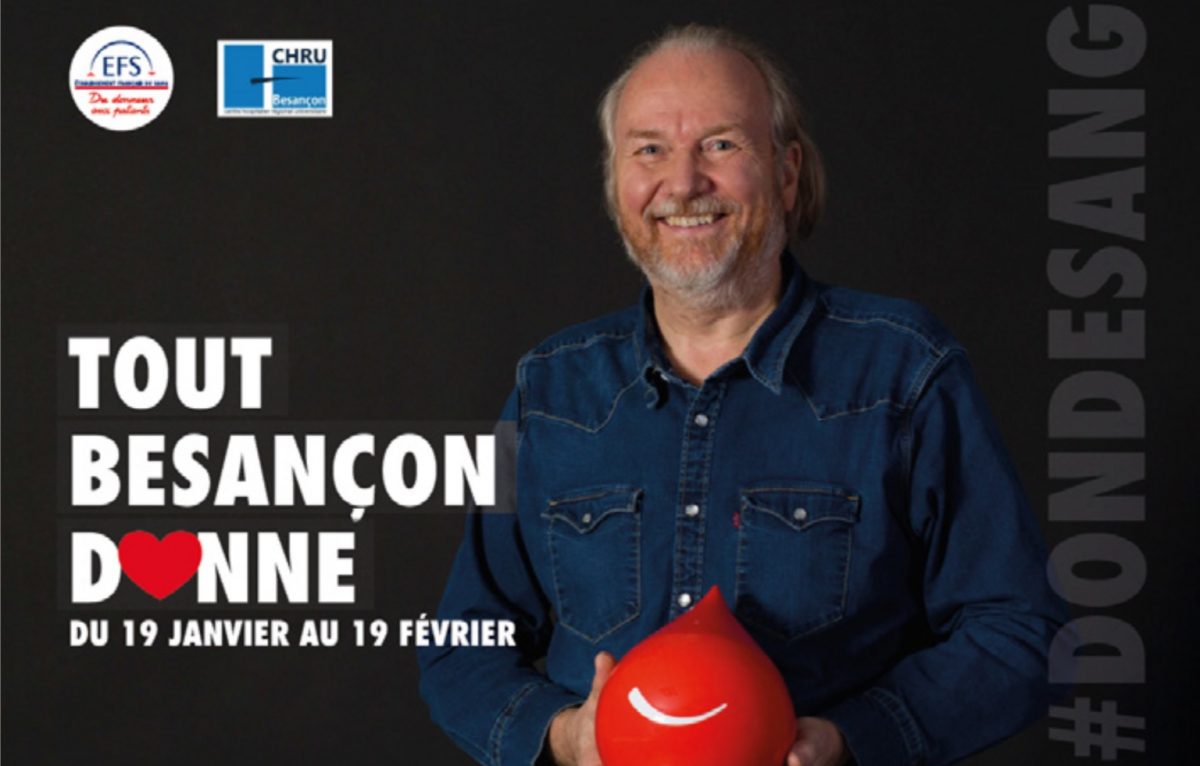 Eric Deconinck, chef du service hématologie et Président du Comité de Sécurité Transfusionnelle et Hémovigilance au CHU de Besançon. © EFS