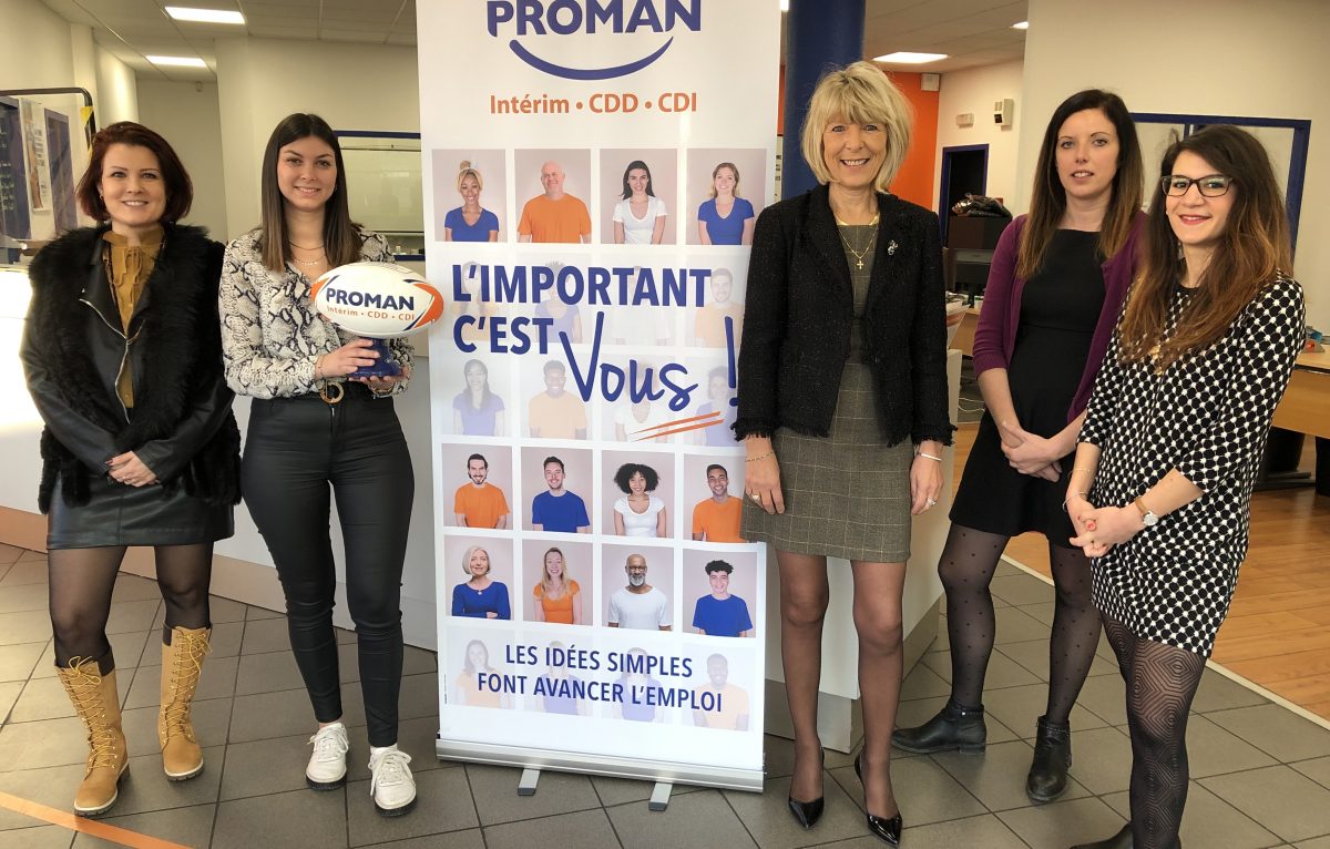 Laurine Cazand, assistante agence, Véronique Affolter, assistante agence, Clémence Guillamin, consultante RH Adeline Kraushaar, consultante RH. ©