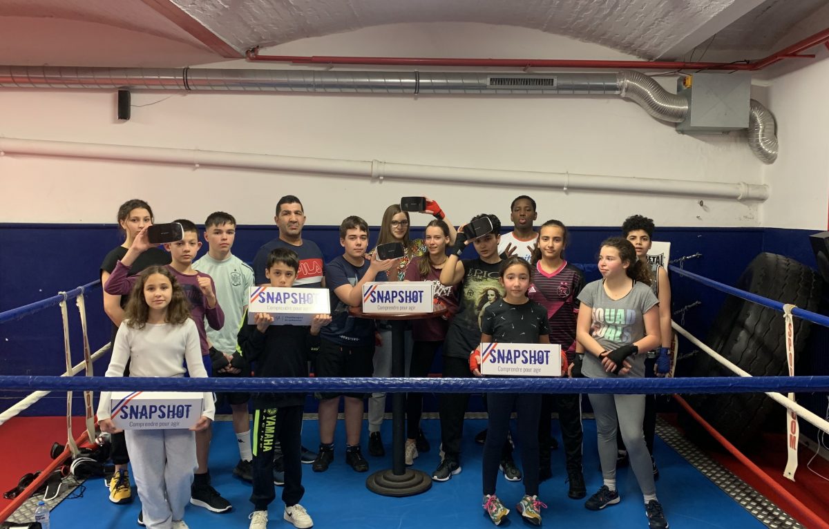 Les jeunes du Local Boxe Club de Besançon. © Challenges Academia