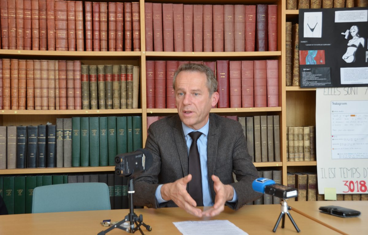 Etienne Manteaux, procureur de la République de Besançon. © Gabin Prévost