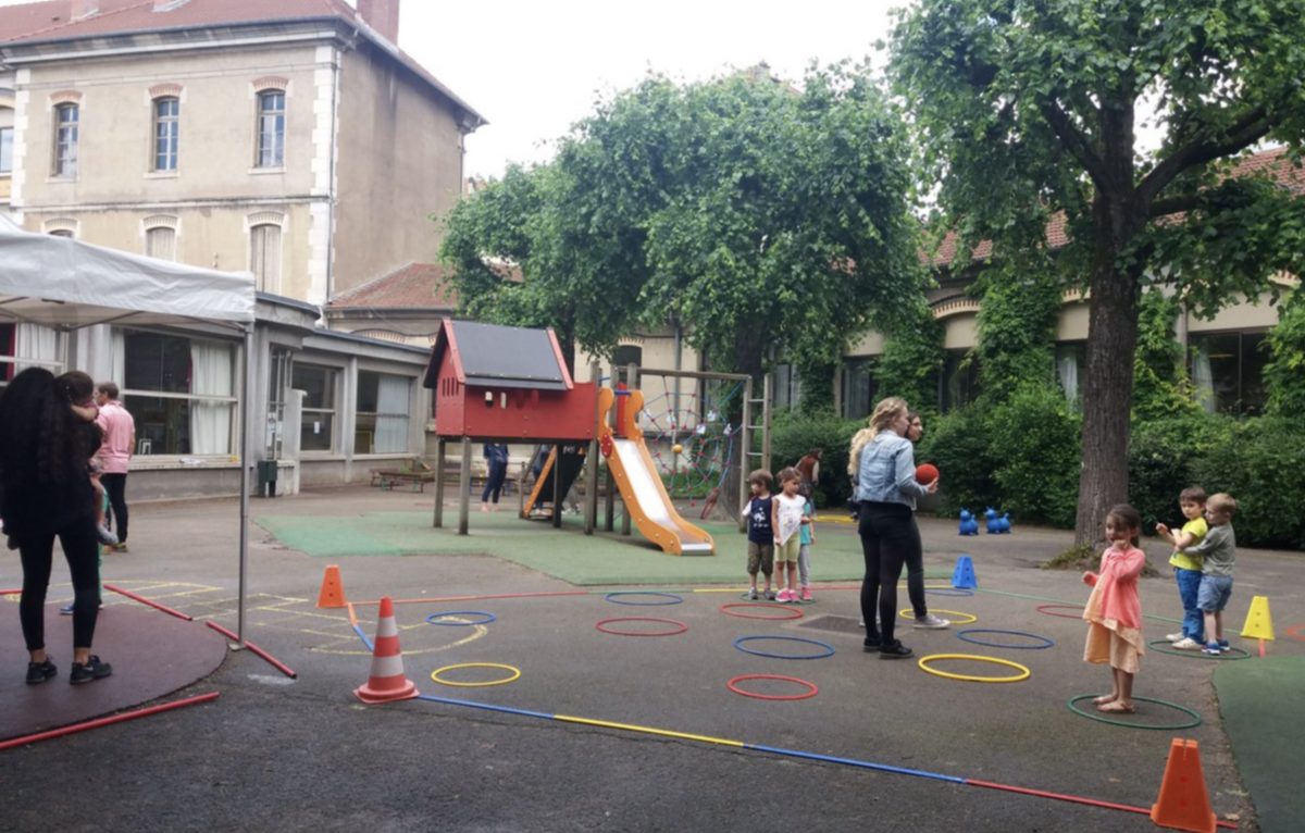 L'école maternelle de l'Hélvétie à Besançon © Académie de Besançon