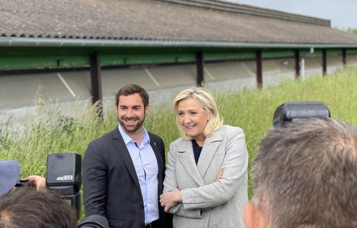 Julien Odoul et Marine Le Pen © RN