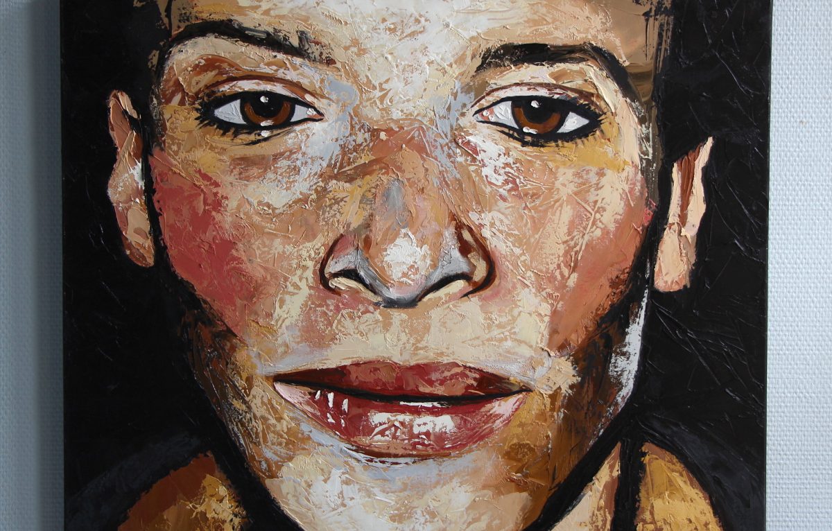 Solène - Peinture sur toile - Antony Maraux © AM