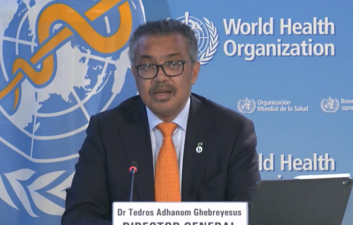 Tedros Adhanom Ghebreyesus, directeur général de l'OMS © OMS Facebook