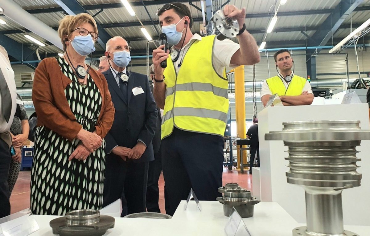 Visite de l'entreprise Streit Mécanique le 29 juin 2022. © Région Bourgogne Franche-Comté