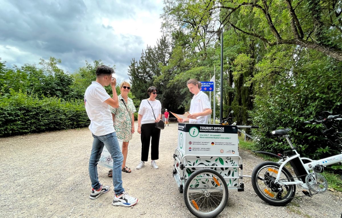 La brigade mobile de l'Office de Tourisme et des Congrès du Grand Besançon © Office de Tourisme et des Congrès du Grand Besançon